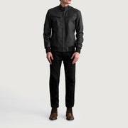 Sven 真皮飞行员夹克 男士 – alternate product view 4