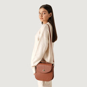 
The Sandra Leather Saddle Bag – alternate product view 2