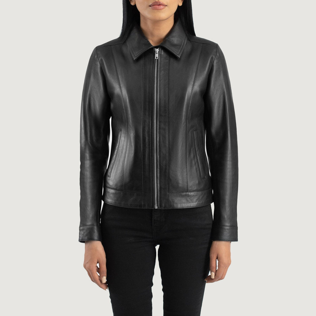 Vixen Classic Collar 真皮夹克 女士 – alternate product view 4