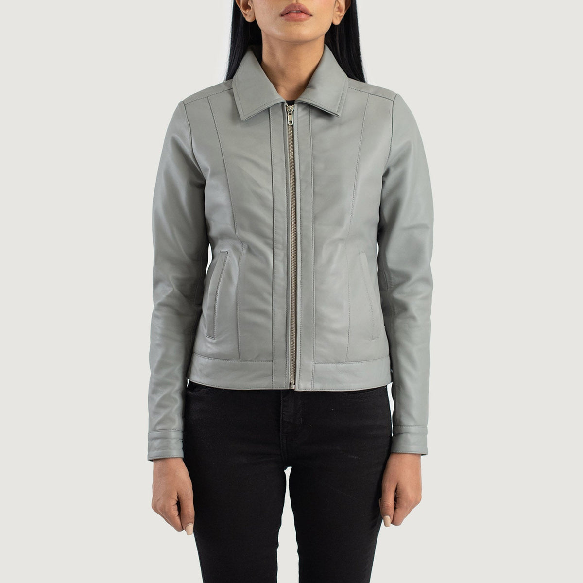 Vixen Classic Collar 真皮夹克 女士 – alternate product view 4