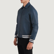 Walton Varsity 真皮夹克 男士 – alternate product view 2