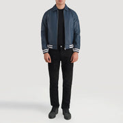 Walton Varsity 真皮夹克 男士 – alternate product view 4