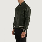 Walton Varsity 真皮夹克 男士 – alternate product view 2