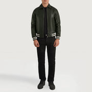 Walton Varsity 真皮夹克 男士 – alternate product view 4