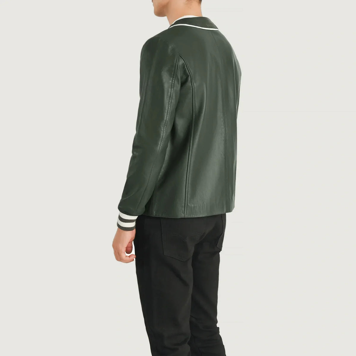 Willis Varsity 真皮夹克 男士 – alternate product view 5