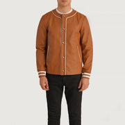 Willis Varsity 真皮夹克 男士 – alternate product view 4