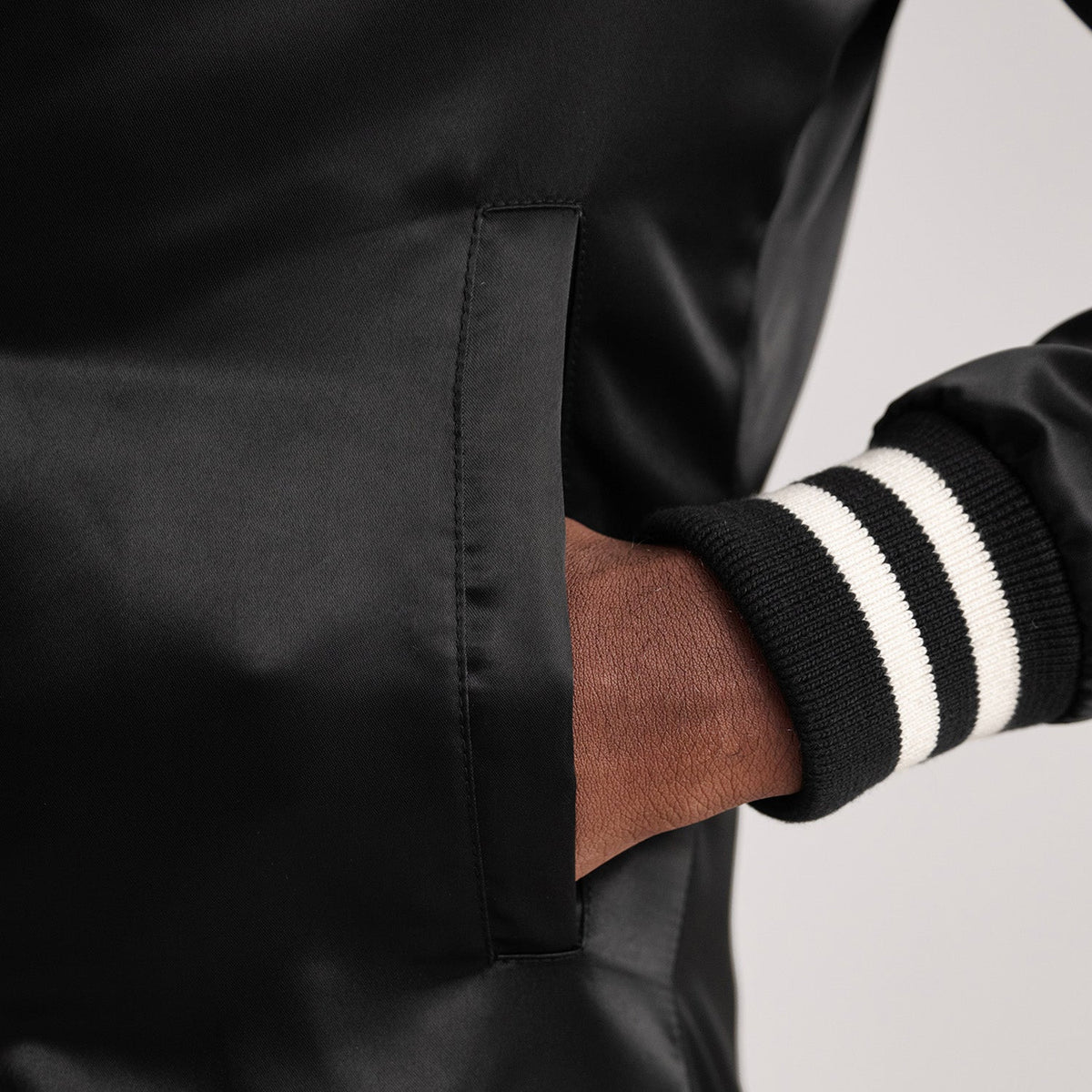 Interior View Showing Quilted Polyester Lining &amp; Dual Inside Utility Storage Pockets
