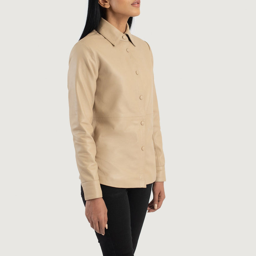 Zenith Shirt 真皮夹克 女士