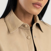 
内衬展示 Showing Plain Lining & 内部双侧实用暗袋