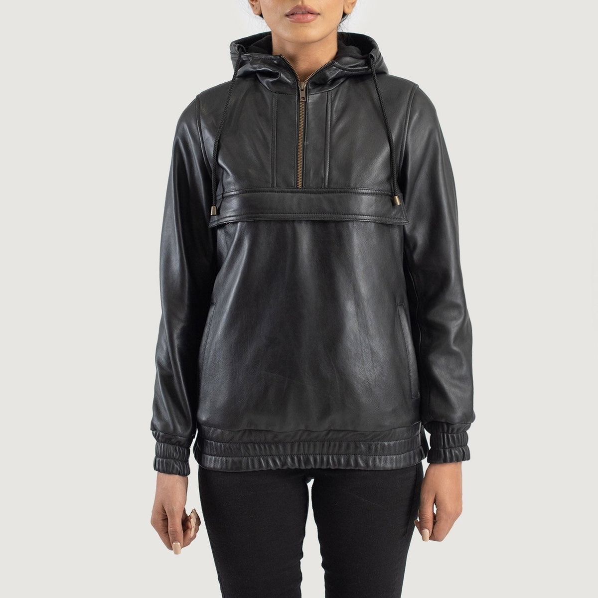 Zest Hooded Pullover 真皮夹克 女士 – alternate product view 1