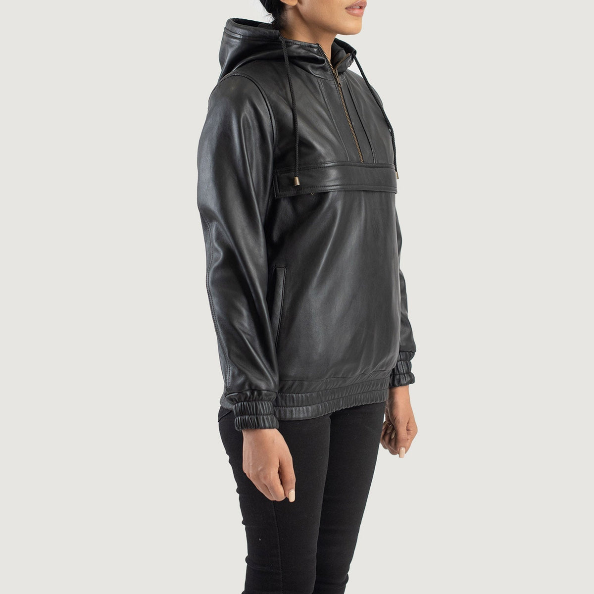 Zest Hooded Pullover 真皮夹克 女士 – alternate product view 2
