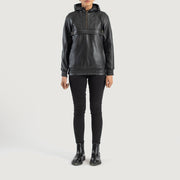 Zest Hooded Pullover 真皮夹克 女士 – alternate product view 3