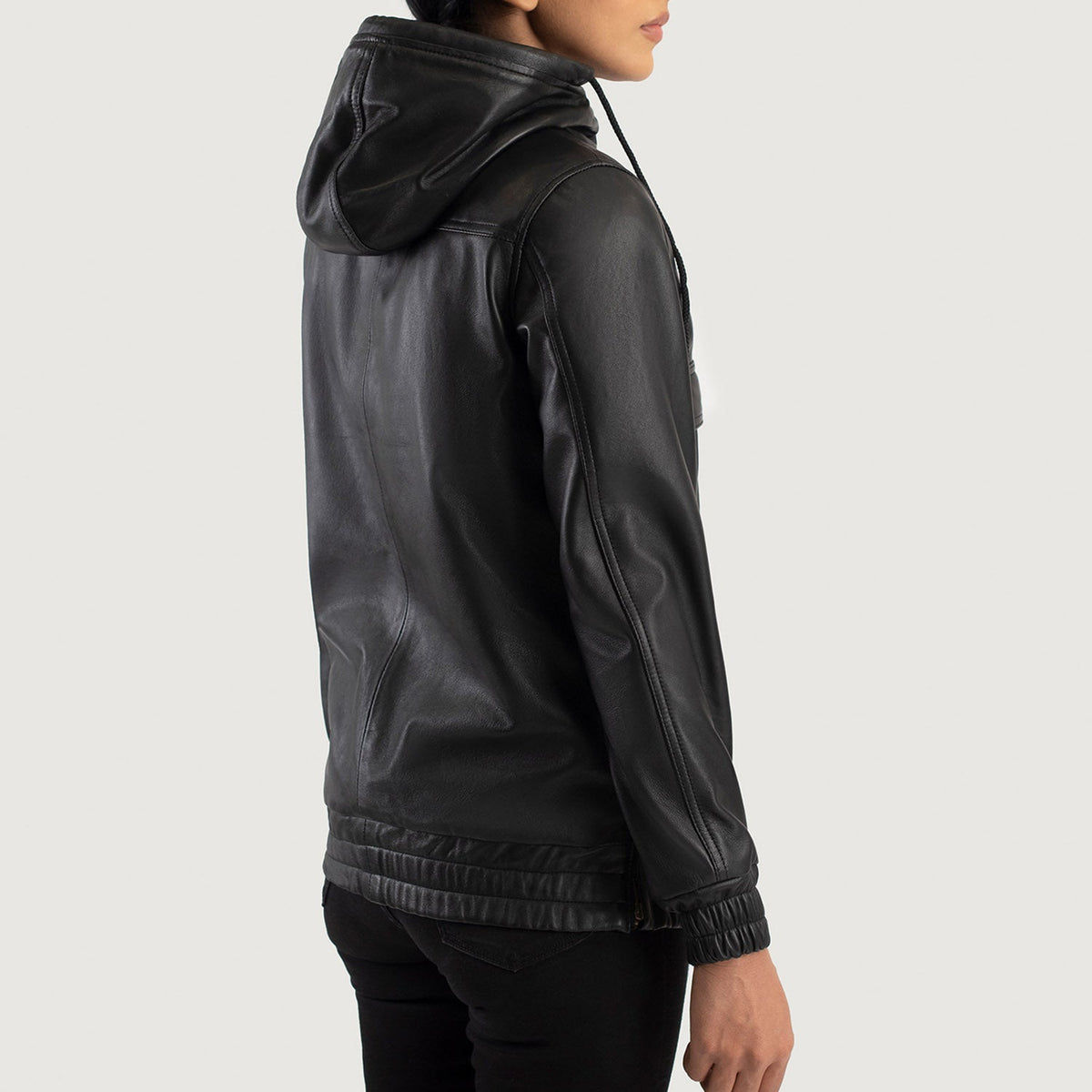 Zest Hooded Pullover 真皮夹克 女士 – alternate product view 5