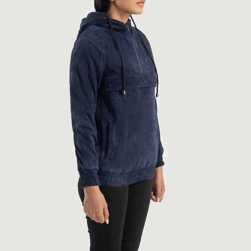 Zest Hooded Pullover 真皮夹克 女士