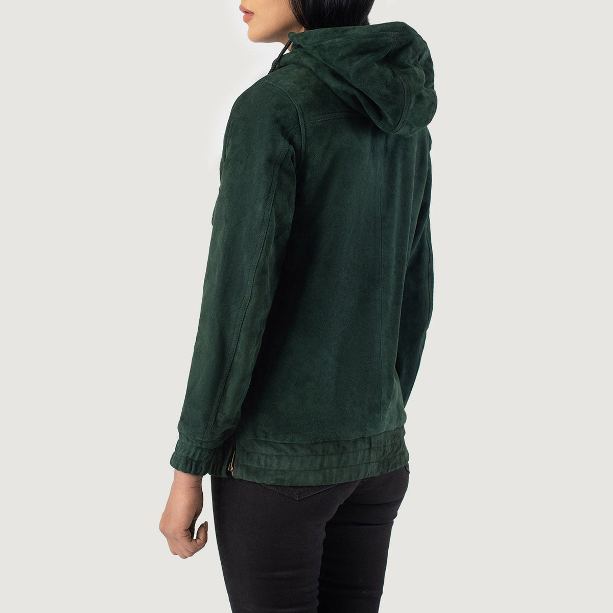 Zest Hooded Pullover 真皮夹克 女士 – alternate product view 5