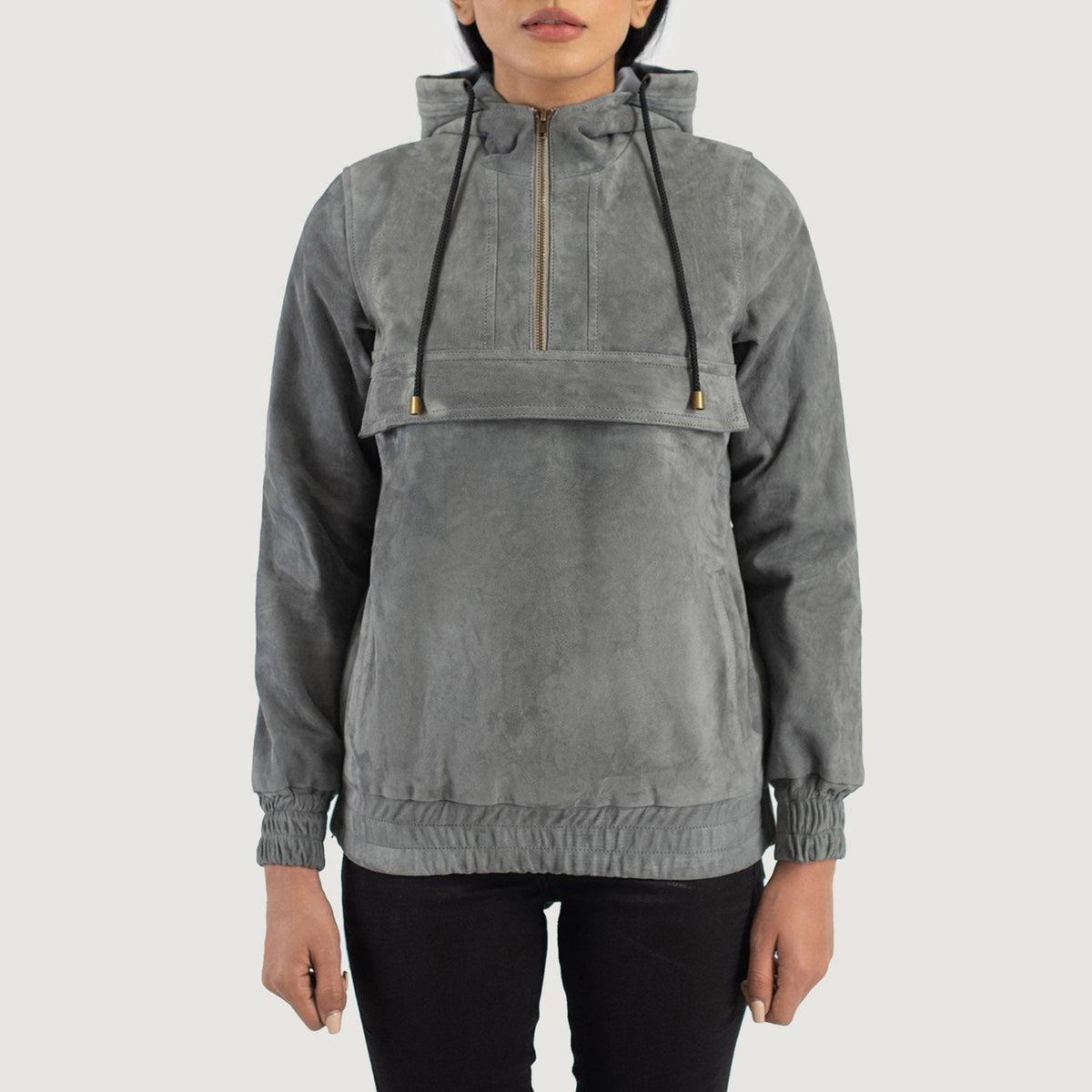 Zest Hooded Pullover 真皮夹克 女士 – alternate product view 1