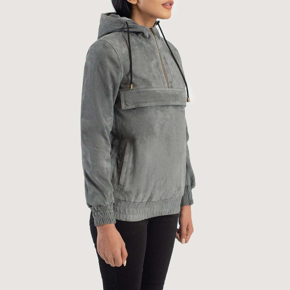 Zest Hooded Pullover 真皮夹克 女士 – alternate product view 2
